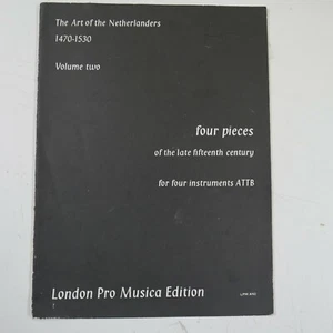 arte de los holandeses vol 2, cuatro piezas del siglo XV ATTB - Imagen 1 de 1