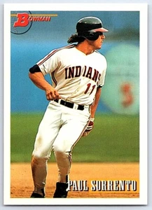 1993 Bowman Paul Sorrento Cleveland Indians #501 - Picture 1 of 2