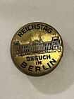 Reichstag Besuch in Berlin Pin Badge German Parliament WWII Vintage