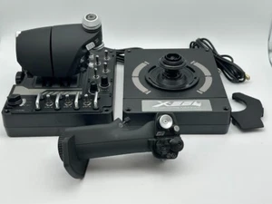 Logitech X56 H.o.t.a.s. RGB Throttle and Stick Simulation Controller - Black - Picture 1 of 11