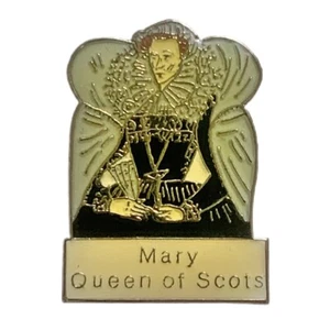 Prendedor de recuerdo vintage María Reina de Escocia - Imagen 1 de 2