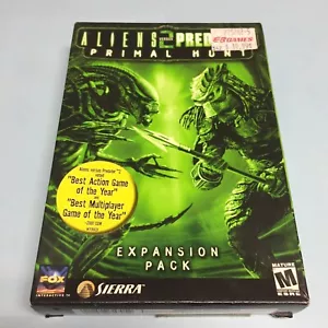 NEW SEALED Aliens VS Versus Predator 2 Primal Hunt Expansion Pack PC Computer - Picture 1 of 12