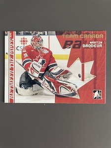 2006-07 ITG Between the Pipes Team Canada Martin Brodeur #117 HOF