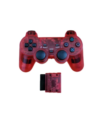 Wireless Controller Kabellos Gamepad für  Playstation 2 PS1 PS2 Neu Rot - Bild 1 von 4