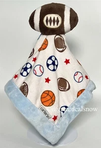 Carter’s Sports Football Basketball Soccer BaseBall Lovey Security Blanket 14” - Picture 1 of 10