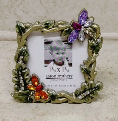 Marco de fotos libélula adornado 1 3/4 X 1 3/4" Mini Aaron Brothers  Foto 1 de 4