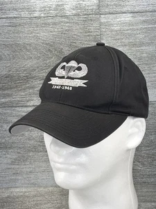 Gorra gorra bordada Currahee Camp Toccoa Paracaidistas Segunda Guerra Mundial 1942-1945 con correa trasera - Imagen 1 de 13