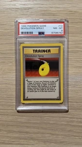 PSA 8 DEVOLUTION SPRAY - Trainer Pokemon Card (Unlimited) 1999 Base Set #72 WOTC - Picture 1 of 2