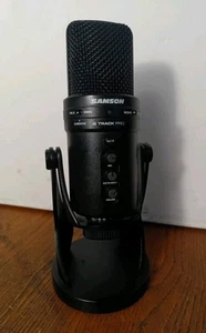 Samson G-track Pro USB Microphone - Black With Stand UNTESTED SPARES - Picture 1 of 9