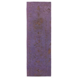 Tapis Oriental Vintage 183x60 Cm Fait Main Couleur Lilas - Picture 1 of 15