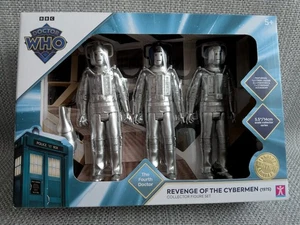 Doctor Who Revenge Of The Cybermen (1975) Character Collector Figure Set B&M - Picture 1 of 2