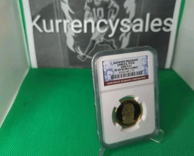 2009-S $1 Presidential James K. Polk Proof Dollar  NGC PR 69 ULTRA CAMEO - Image 1 of 2
