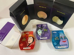 Scentsy Disney Villians Wax Bar 3 Pack Evil Queen Maleficent Ursula New 3.2 oz - Picture 1 of 23