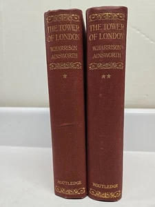 Vol 1+2 Tower of London Historical Romance Ainsworth Author's Copyright Edition - Imagen 1 de 5