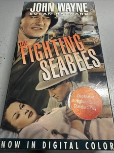 The Fighting Seabees (VHS, 1994, Colorized Version) John Wayne - Picture 1 of 2