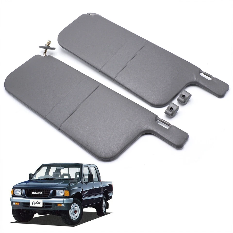Parasol delantero derecho + derecho gris para camioneta Isuzu TFR Holden Rodeo 1997 2002 Foto 1 de 4