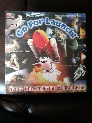 GO FOR LAUNCH Space Encyclopedia Board Game NEW Factory Sealed - 1998 - Image 1 of 2