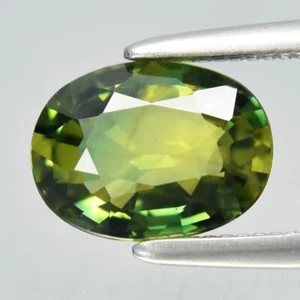 💎 1.11ct 7.3x5.5mm VS Oval Green Sapphire - Heated, Madagascar Gem - Picture 1 of 4