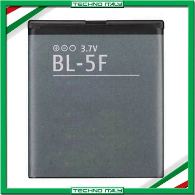BATTERIA PER NOKIA BL-5F BL5F N95 N96 N93 E65 6210 6290 950MAH SOST. ORIGINALE