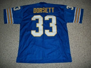Unsigned TONY DORSETT Custom Pittsburgh Blue Sewn New Football Jersey Size S-3XL - Picture 1 of 2