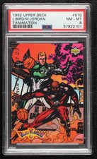 1992-93 Upper Deck FaniMation Larry Bird Michael Jordan #510 PSA 8 HOF