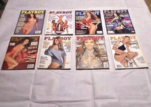 Lot Of 8 Playboy Magazines Great Condition w/CenterFolds Included - Picture 1 of 3
