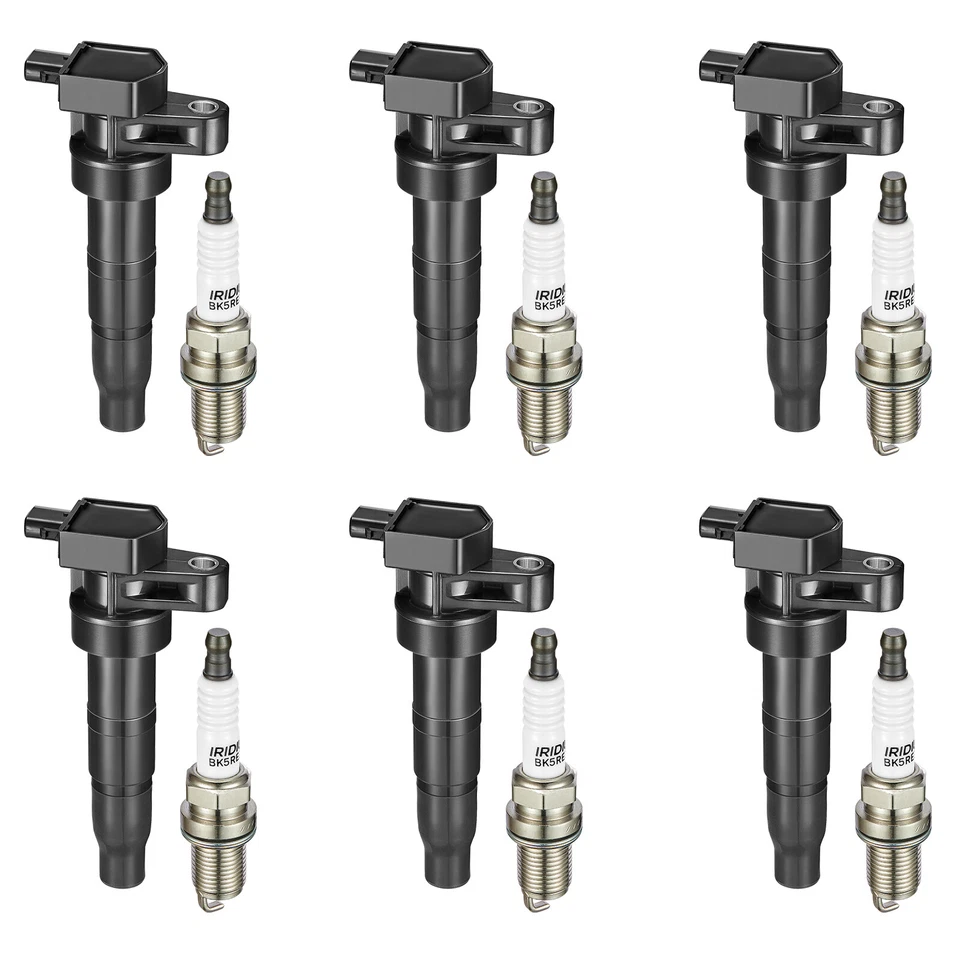 6 Ignition Coils Pack UF546 & Spark Plugs For 2007-2012 Veracruz 3.8L V6 — 第 1/4 张图片