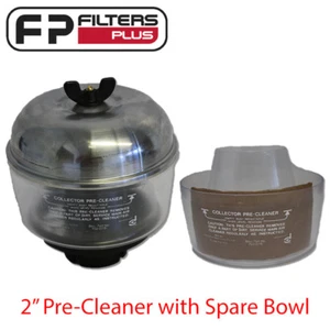H002040 + P020115 Donaldson Pre-Cleaner & Spare Bowl 2" (50mm) 75% Dirt removal - Picture 1 of 1