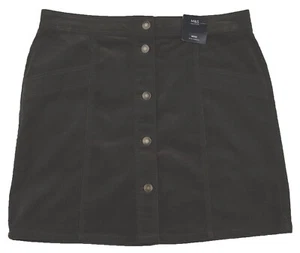M&S Womens Marks and Spencer Green Cord Mini Skirt Size 20 18 14 - Picture 1 of 7