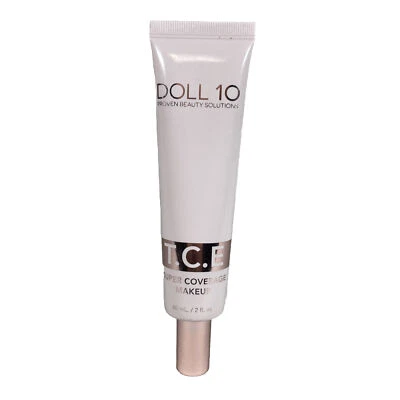 Doll 10 T.C.E Super Coverage Makeup FAIR/LIGHT 2 oz Jumbo Size - New (No Box) - Image 1 of 4
