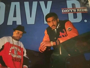 Rap Poster 1987 Davy D Davy's Ride 23" X 23" Rare - Picture 1 of 5