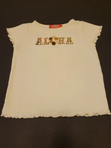 Gymboree Vintage Aloha Wahine T-shirt Size 4 EUC  - Picture 1 of 5