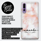 Personalised Heart phone case, Initials Name cover for HUAWEI P30, P40 Pro BB22