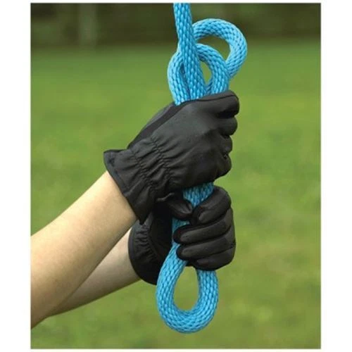 Perri's Childs Black Leather Gloves with Lycra - Image 1 of 1