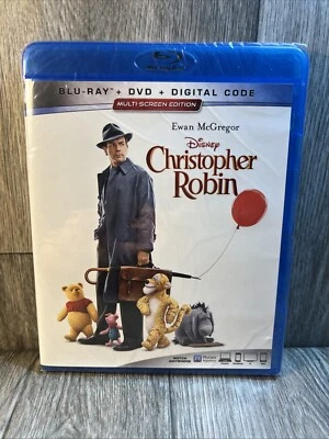 Disney Christopher Robin Blu-Ray/DVD Brand New Sealed Ewan McGregor Foto 1 de 2