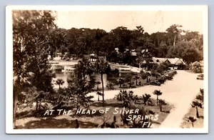 K5/ Silver Springs Florida RPPC Postcard c1930s Harbor Boats Parking 168 - Picture 1 of 4