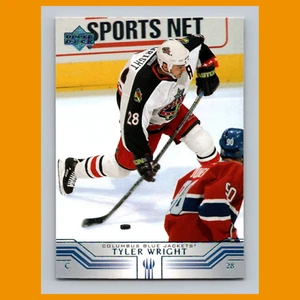 Tarjeta de hockey Tyler Wright #281 2001 Upper Deck Columbus Blue Jackets NHL CASI NUEVA - Imagen 1 de 3
