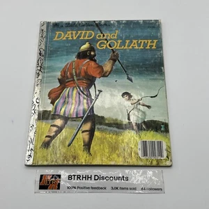 1974 Children's Little Golden Book ~ DAVID AND GOLIATH by Barbara Shook Hazen - Picture 1 of 8