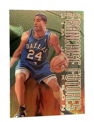 1995-96 Fleer Franchise Futures Insert Jim Jackson #3 de 9 Dallas Mavericks  - Imagem 1 de 2