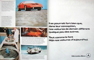 PUBLICITÉ DE PRESSE 1970 MERCEDES BENZ LE FUTUR EST DÉJA LÀ - Imagen 1 de 1