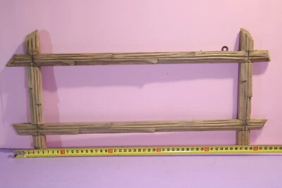 Antiguo marco de madera estilo Selva Negra c1920/30s Austria 54x25cm Foto 1 de 4