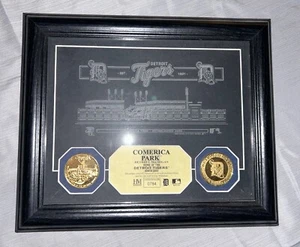 Detroit Tigers Comerica Park Wall Plaque 0784/2500 Limited Edition Highland Mint - Picture 1 of 7
