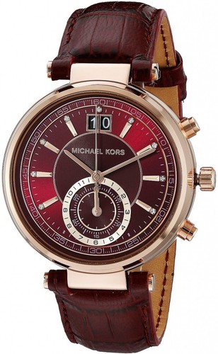 MONTRE Femme Michael Kors avec Chrono et Date Boitier or rose 329 00€ NEUVE
