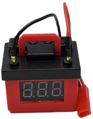 NHX RC Scale LiPo Battery Voltage Checker & Alarm with JST: Red - Bild 1 von 2