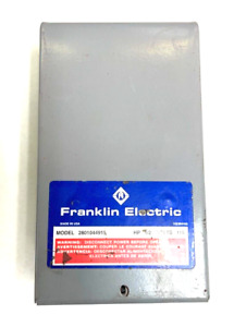 FRANKLIN ELECTRIC 2801044915 1/2HP CSIR PUMP CONTROL PANEL