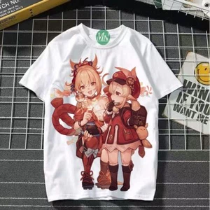 Genshin Impact Cosplay Game Manga T-Shirt shirt Unterhemd Undershirt Polyester  - Picture 1 of 2