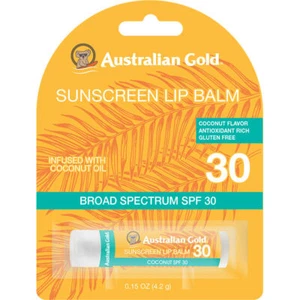 Bálsamo labial Australian Gold FPS 30 - coco .15 oz - Imagen 1 de 1