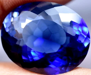 Natural 24.65 Ct Burmese Royal Blue Sapphire GGL Certified Loose Gemstone - Picture 1 of 8