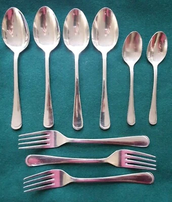 Vintage VINERS Stainless Steel Cutlery - 9 Pieces - Image 1 of 4