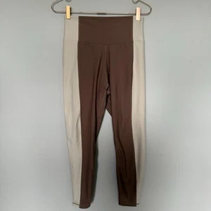 Abercrombie YPB Your Personal Best Leggings Medium Brown Active Curve 7/8-Length - Picture 1 of 5